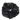 Black Oversized Silk Scrunchie